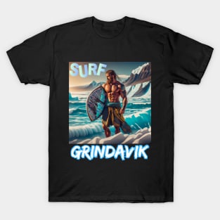 SURF ICELAND GRINDAVIK SURFER T-Shirt